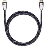 HDMI prepojovací kábel  1.50 m čierna Oehlbach EASY CONNECT STEEL