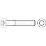 TOOLCRAFT  115015 skrutky s valcovou hlavou  M22 140 mm vnútorný šesťhran DIN 912   ocel  1 ks