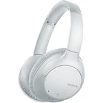 Sony WH-CH710N Bluetooth, káblové Hi-Fi slúchadlá Over Ear cez uši regulácia hlasitosti biela