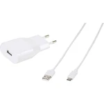 Vivanco TCVVUSBC24A_W 60029 USB nabíjačka do zásuvky (230 V) Výstupný prúd (max.) 2.1 A 1 x USB 2.0 zásuvka A