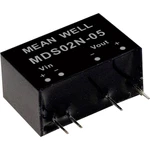 Mean Well MDS02M-05 DC / DC menič napätia, modul   400 mA 2 W Počet výstupov: 1 x