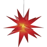 HGD CAS5161 LED vianočné hviezda  teplá biela LED  červená  časomerač