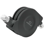 Renkforce RF-4476386 RJ45 sieťové káble, prepojovacie káble CAT 6A U/FTP 1.50 m čierna ploché vyhotovenie, vrátane autom