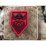 Nášivka Odin JTG® – Červená (Barva: Červená)