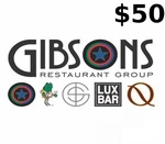 Gibsons Restaurant $50 Gift Card US