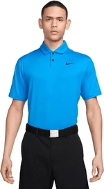 Nike Dri-Fit Tour Solid Mens Polo Light Photo Blue/Black M