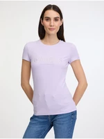 Light purple women's T-shirt Guess Sangallo - Women