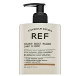 REF Colour Boost Masque vyživující maska s barevnými pigmenty pro oživení barvy Dark Blonde 200 ml