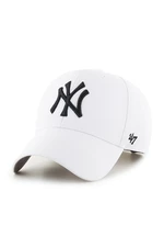 Čiapka 47 brand MLB New York Yankees biela farba, s nášivkou, B-MVP17WBV-WHF
