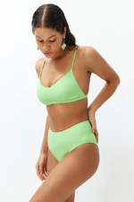 Trendyol Green High Waist Hipster Bikini Bottom