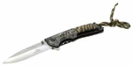 Nůž skládací CANA, délka 216 mm, s pojistkou, přeskou a šňůrkou - CATTARA