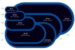 Záplata ZS na opravu duší, oválná, různé velikosti - Ferdus Varianta: ZS 11 na opravu duší 75x35 mm. 1 ks