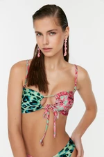 Top bikini da donna Trendyol Leopard print