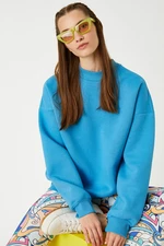 Koton Women's Blue Sweatshirt