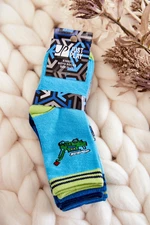 Dětské bavlněné ponožky se vzory 5-balení vícebarevné