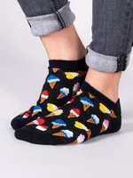 Yoclub Unisex kotníkové veselé bavlněné ponožky vzory barvy SKS-0086U-A800