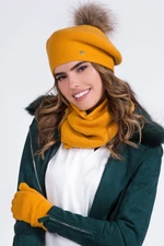 Berretto da donna Kamea Kamea_Beret_K.20.044.25_Mustard
