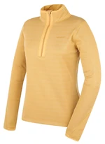 Women's sweatshirt with turtleneck HUSKY Artic L lt. yellow