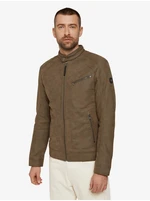 Brown Men's Leatherette Jacket Tom Tailor - Men