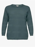 Green Women's Ribbed Sweater ONLY CARMAKOMA Airplain - Women