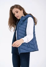 Volcano Woman's Vest V-SOLLY L24245-W23 Navy Blue