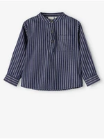 Dark blue boys' striped shirt name it Stripes - Boys