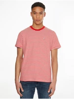 White and red striped T-shirt Tommy Jeans Classics