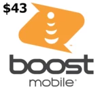 Boost Mobile $43 Mobile Top-up US