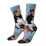 Funny Crazy Sock for Men Alvarito X Ferxxo Hip Hop Vintage Album Ferxxo Happy Quality Pattern Printed Boys Crew compression Sock