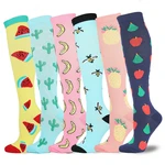 New Women Compression Socks Anti Fatigue Varicose Veins Edema Knee High 30 MmHg Sports Running Marathon Men Compression Stocking