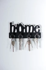 Home Wooden Wall Decor Key Strap