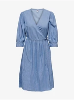 Blue Denim Wrap Dress JDY Casper - Women
