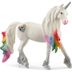 Schleich Jednorožec žrebec srdiečkový dúhový