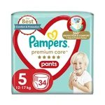 Pampers Premium Care vel. 5 12-17 kg plenkové kalhotky 34 ks