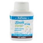 MEDPHARMA Zinek Forte 25 mg 107 tablet