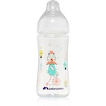 Bebeconfort Emotion White dojčenská fľaša Bear 0-12 m 270 ml