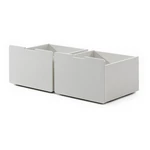 Białe szuflady pod łóżko dziecięce 2 szt. Pino – Vipack
