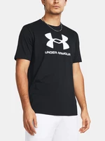 Under Armour Tričko UA SPORTSTYLE LOGO UPDATE SS-BLK - Pánské