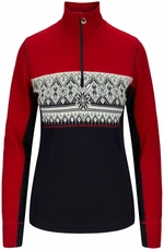 Dale of Norway Moritz Basic Womens Sweater Superfine Merino Raspberry/Navy/Off White M Maglione