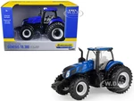 New Holland Genesis T8.380 Tractor with Dual Wheels Blue "New Holland Agriculture" Series 1/32 Diecast Model by ERTL TOMY