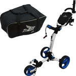 Axglo TriLite 3-Wheel SET White/Blue Pushtrolley