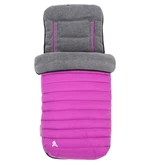 CuddleCo Comfi-Snug, Detský fusak páperový, 90x44cm, šedá/ružová