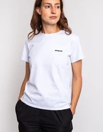 Tričko Patagonia W's P-6 Logo Responsibili-Tee White