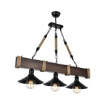 Lampa wisząca z drewna grabu Kütük Ceviz
