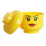 Pojemnik w kształcie głowy LEGO® Girl, Ø 24,2 cm
