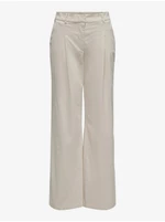 Beige women's trousers ONLY Stella - Women