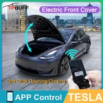 Electric Front Cover For Tesla Model 3 Y Trunk Smart Intelligent Opener Door System Free Liftgate Tailgate Auto Closing Sensor