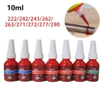 10ml Threadlocker 243 222 242 262 263 271 Threadlocker Anaerobic Adhesive Glue Anti-loose Anti-slip Sealing Thread Locking Agent