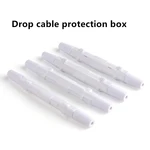 100pcs/lot Drop cable protection box Optical fiber Protection box for small round tube heat shrink tubing Free shipping