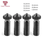 Hardened Steel Volcano Nozzle for High Temperature 3D Printing PEI PEEK or Carbon Fiber Filament for E3D Volcano Sidewinder X1